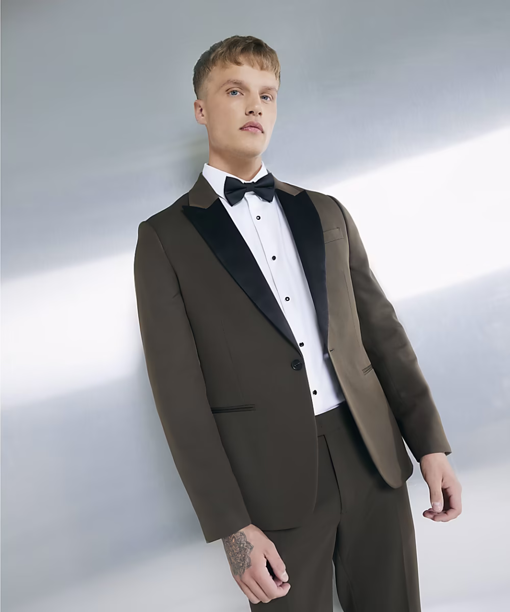 Green Slim Fit Suit Jacket - Image 2