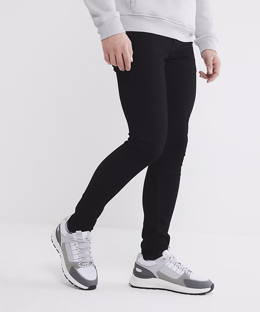 Black Spray On Skinny Jeans - Image 2
